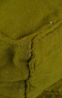 Azemur| Large olive green pouf